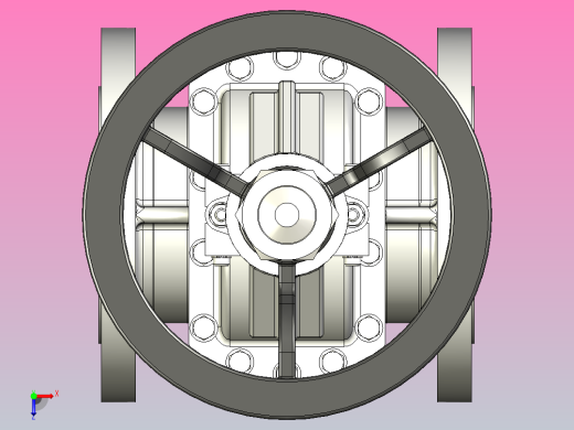 4英寸闸阀俯视缩略图