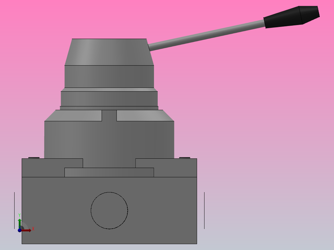 MFH4[MFH230-04-E]手动阀前视图