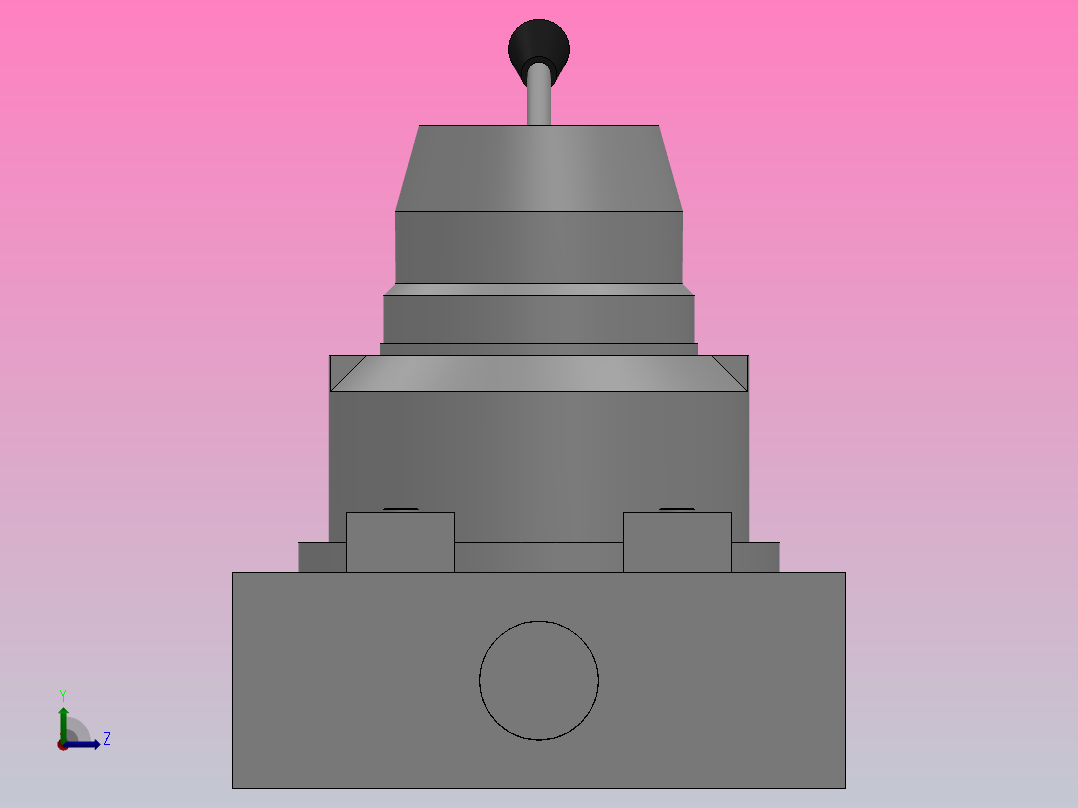 MFH4[MFH230-04-E]手动阀左视图
