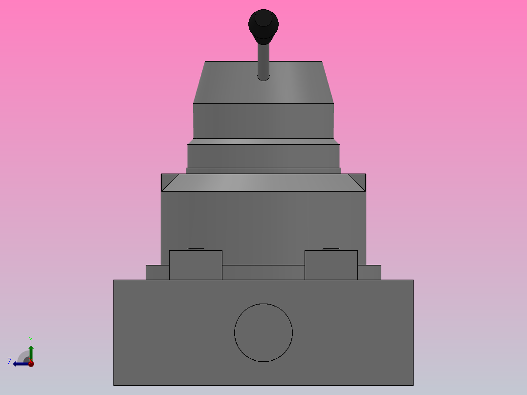 MFH4[MFH230-04-E]手动阀右视图