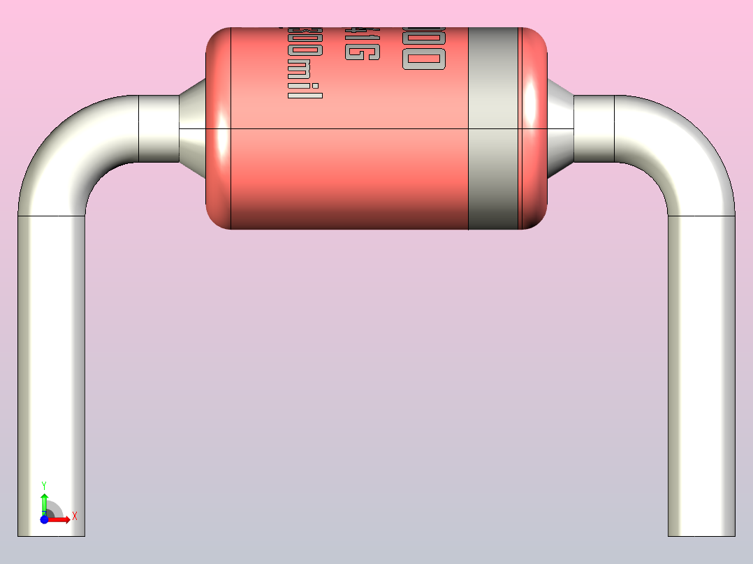 轴向二极管外壳DO-41G_Normal_300mil_rev1.0.zip.zip前视图