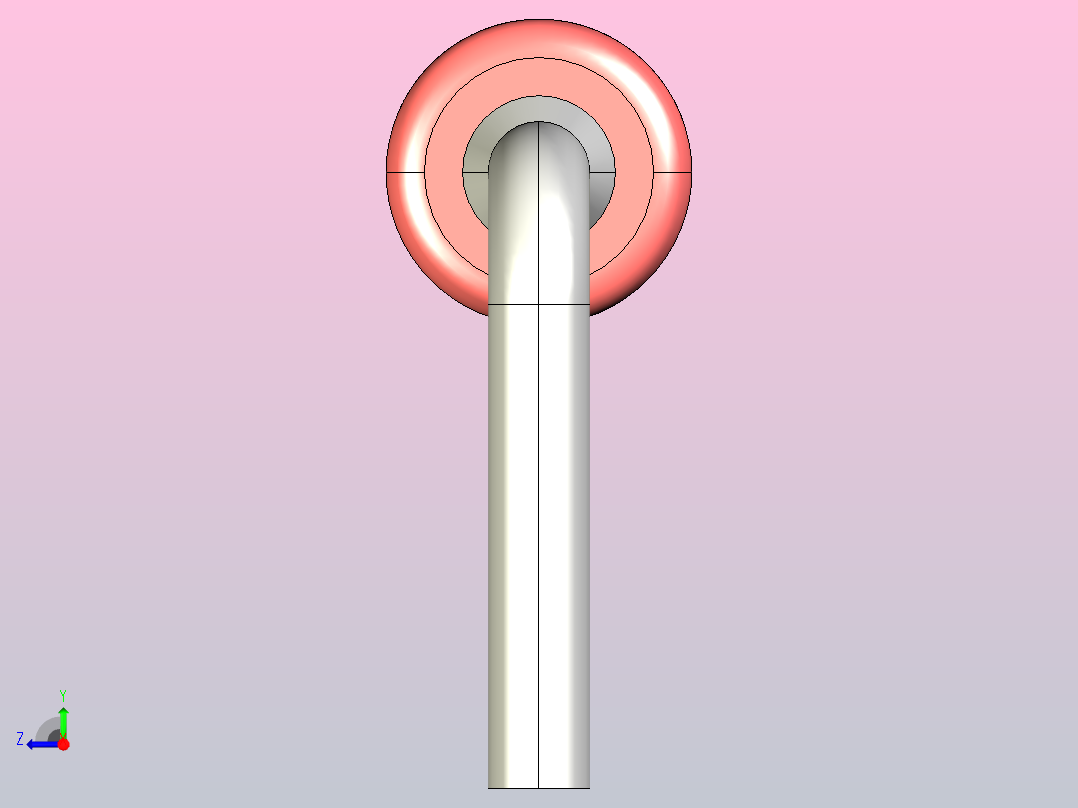 轴向二极管外壳DO-41G_Normal_300mil_rev1.0.zip.zip右视图