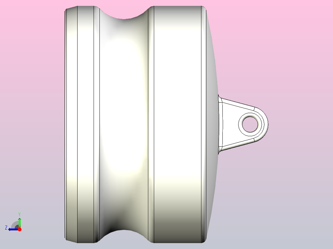 快速接头KAMLOK 734 A防尘塞- 3右视图
