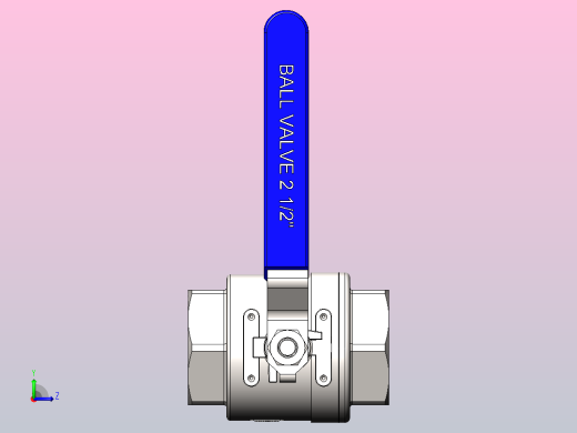 球阀 2.5 英寸左视缩略图