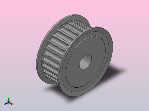 标准型半圆弧形齿同步带轮H8M型_SS8MHC-28-25-dc18-A