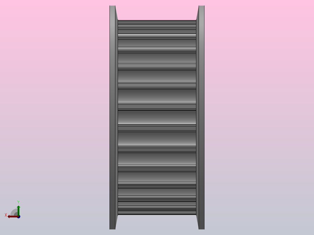 标准型半圆弧形齿同步带轮H8M型_SS8MHC-28-25-dc18-A后视图