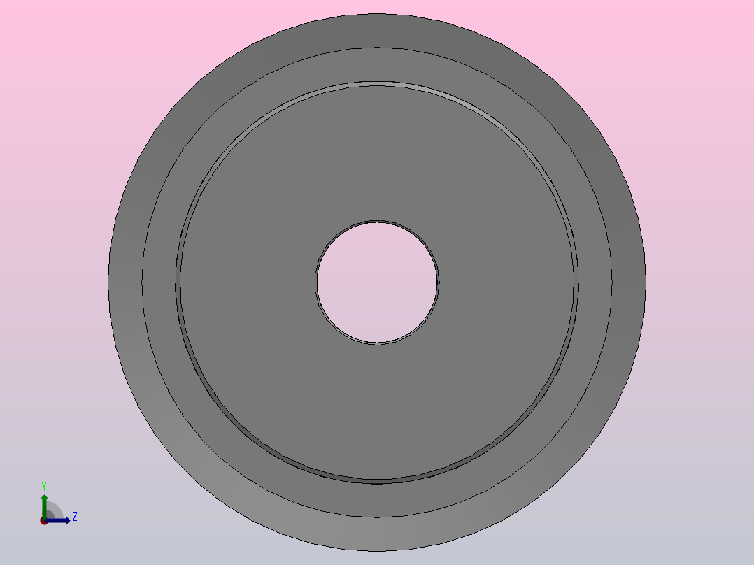 标准型半圆弧形齿同步带轮H8M型_SS8MHC-28-25-dc18-A左视图