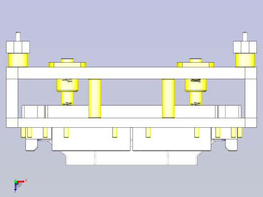 一种黏贴垫片的夹具俯视缩略图