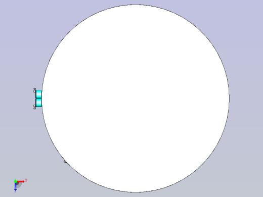 一款五轴液压夹具3D模型俯视缩略图