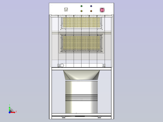 空气预过滤器拆解除芯装置前视缩略图