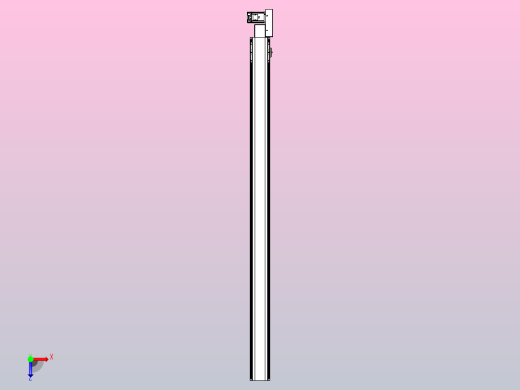 皮带直线轴半封闭可选导轨TPA-HNB-105D-90-L1650-ML-Y-P20-N3俯视缩略图
