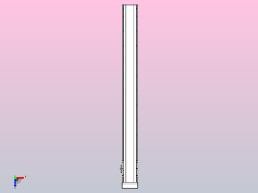 日规模组半封闭丝杆TPA-HNR-105D-1610C-L1000-MP-C-P40-N3俯视缩略图