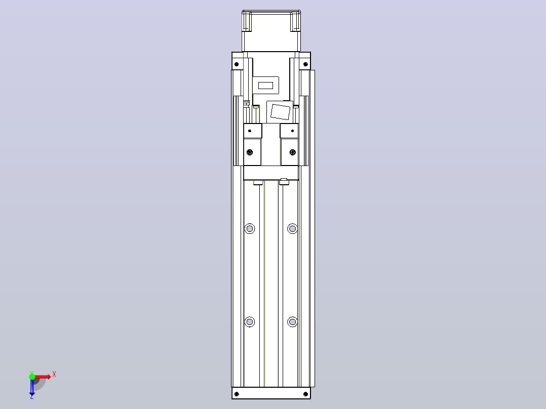 钢基模组TPA-KSR-8610C-340A1-MU-H0S0俯视图