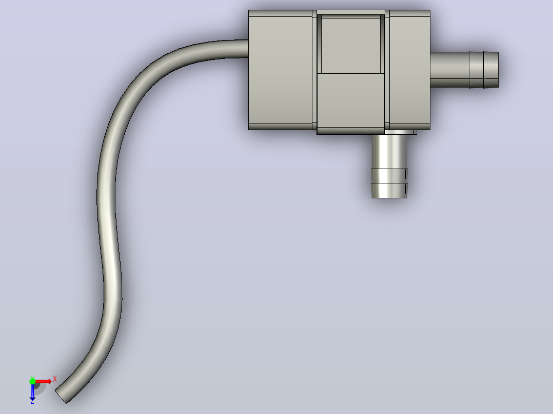 12V5W水泵套件俯视图