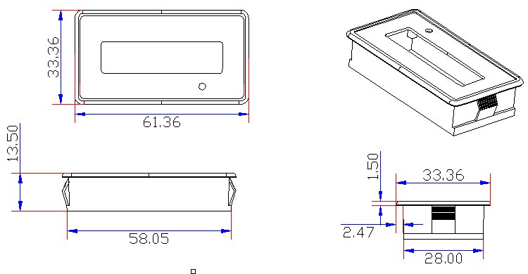 电压指示器数字电压表