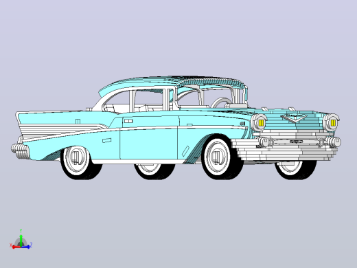 雪佛兰Bel Air 1957
