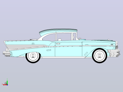 雪佛兰Bel Air 1957后视缩略图