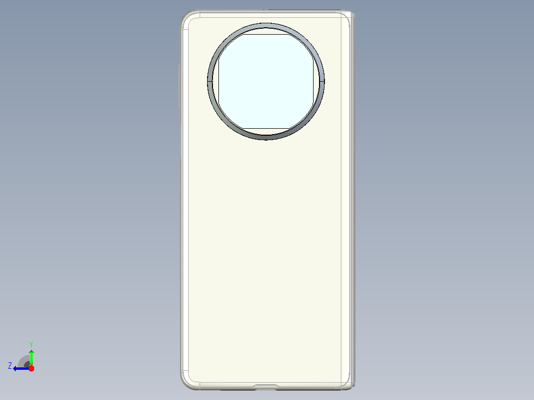 华为mateX5模型机右视图