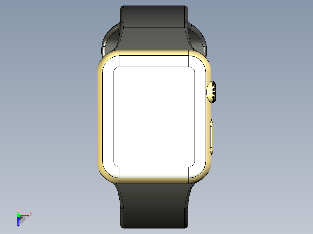 Apple Watch俯视图