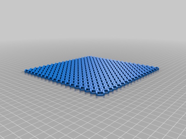 链状邮件.3D可打印织物