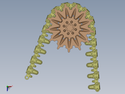 M4坦克履带俯视缩略图
