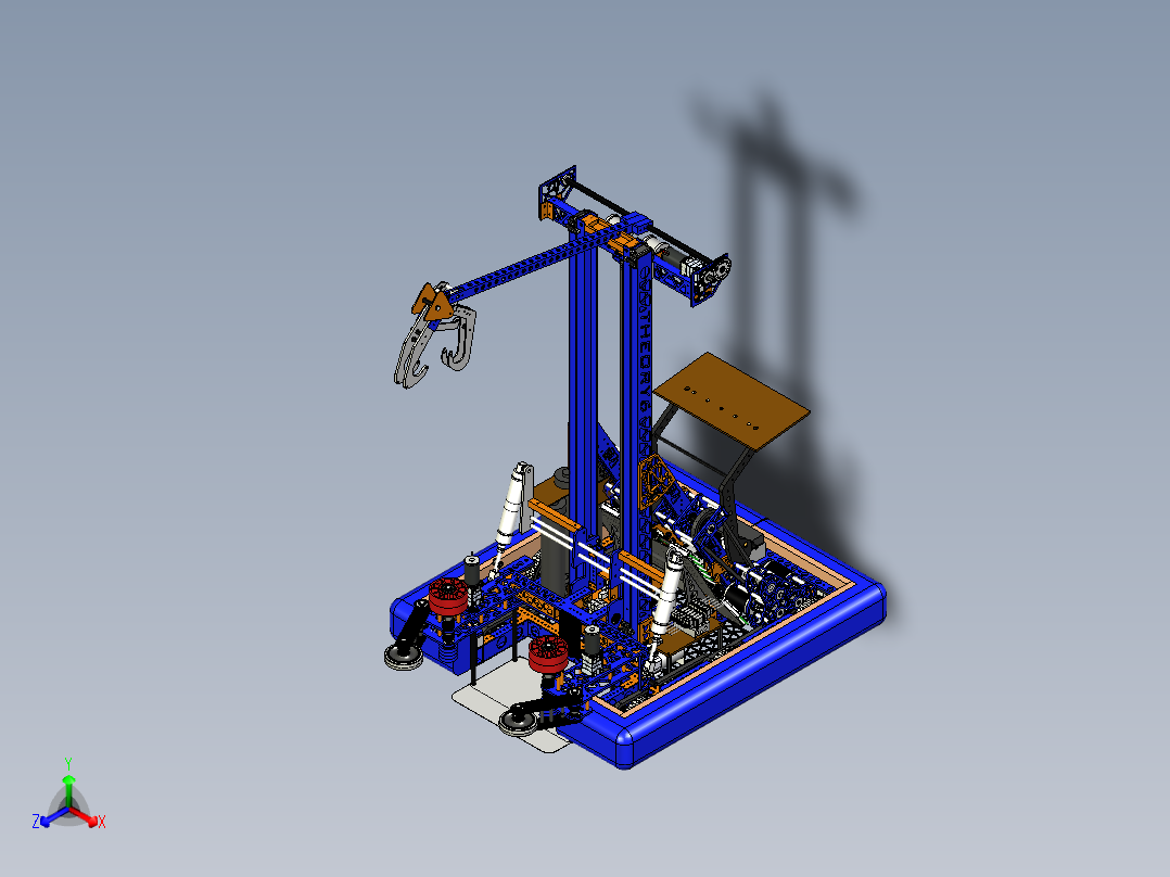 Knightkrawler 2018机器人车3D数模图纸 STP格式