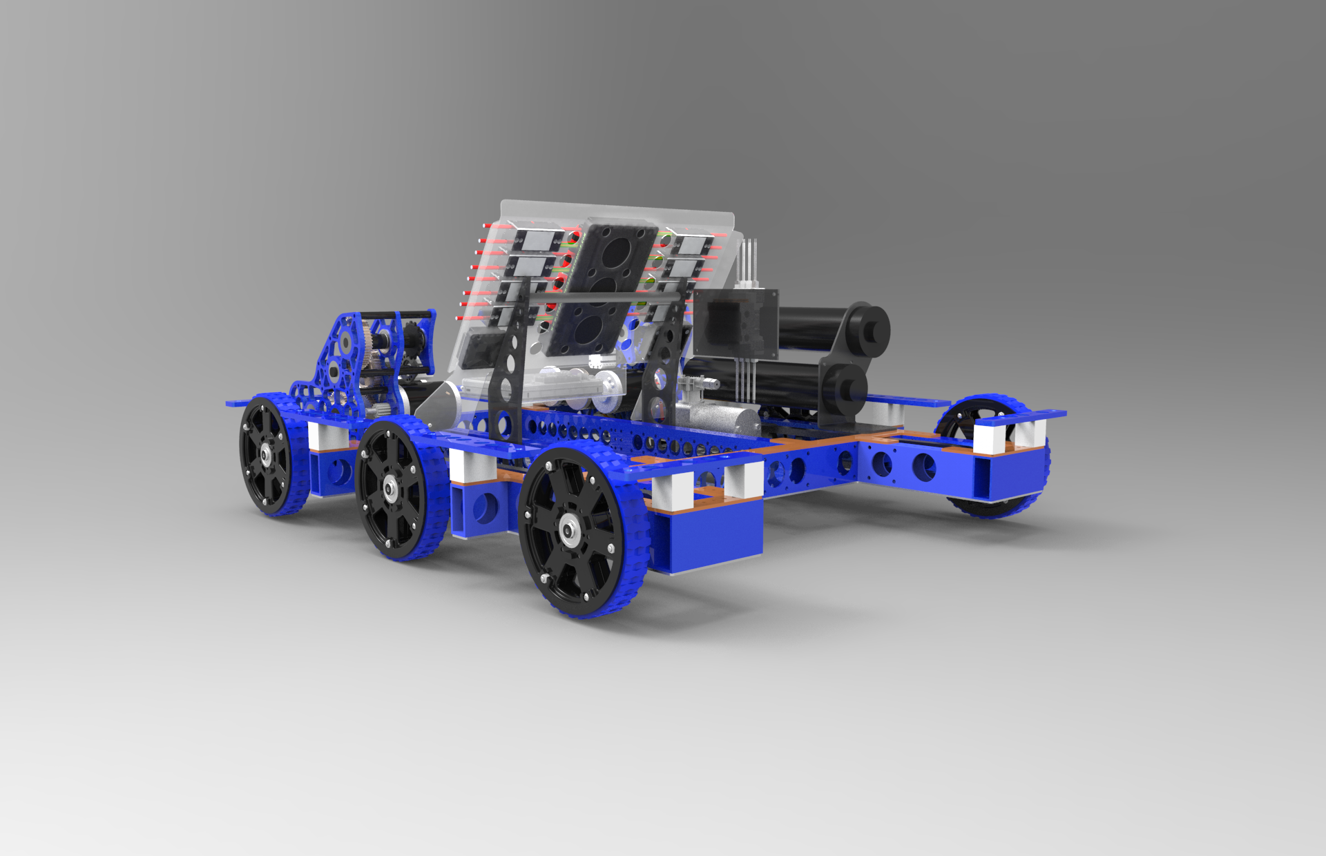 Knightkrawler 2018机器人车3D数模图纸 STP格式