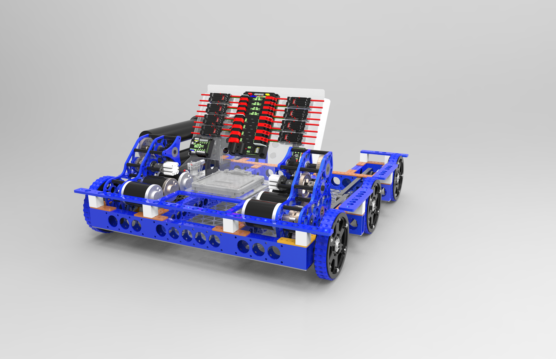 Knightkrawler 2018机器人车3D数模图纸 STP格式