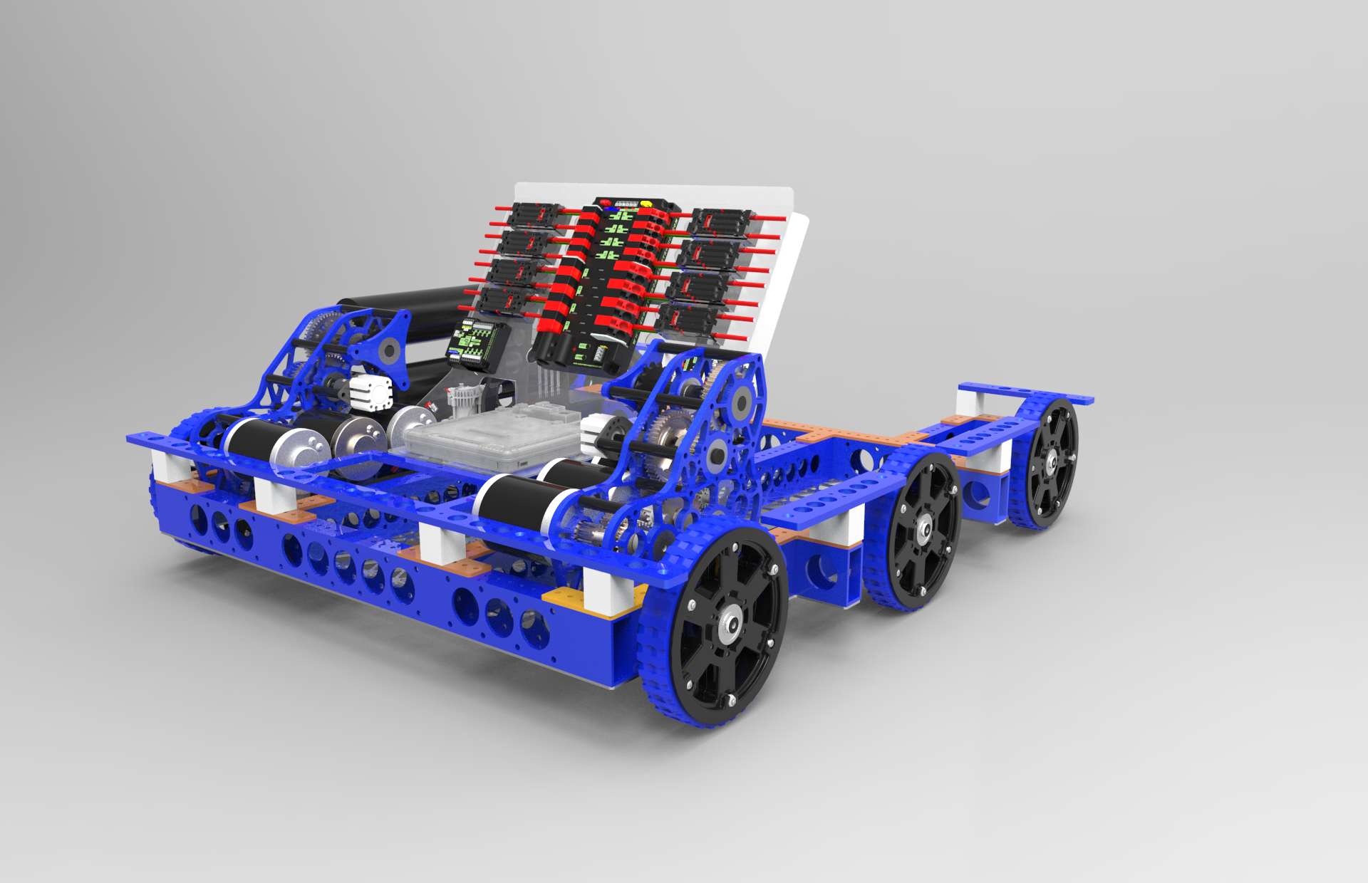 Knightkrawler 2018机器人车3D数模图纸 STP格式