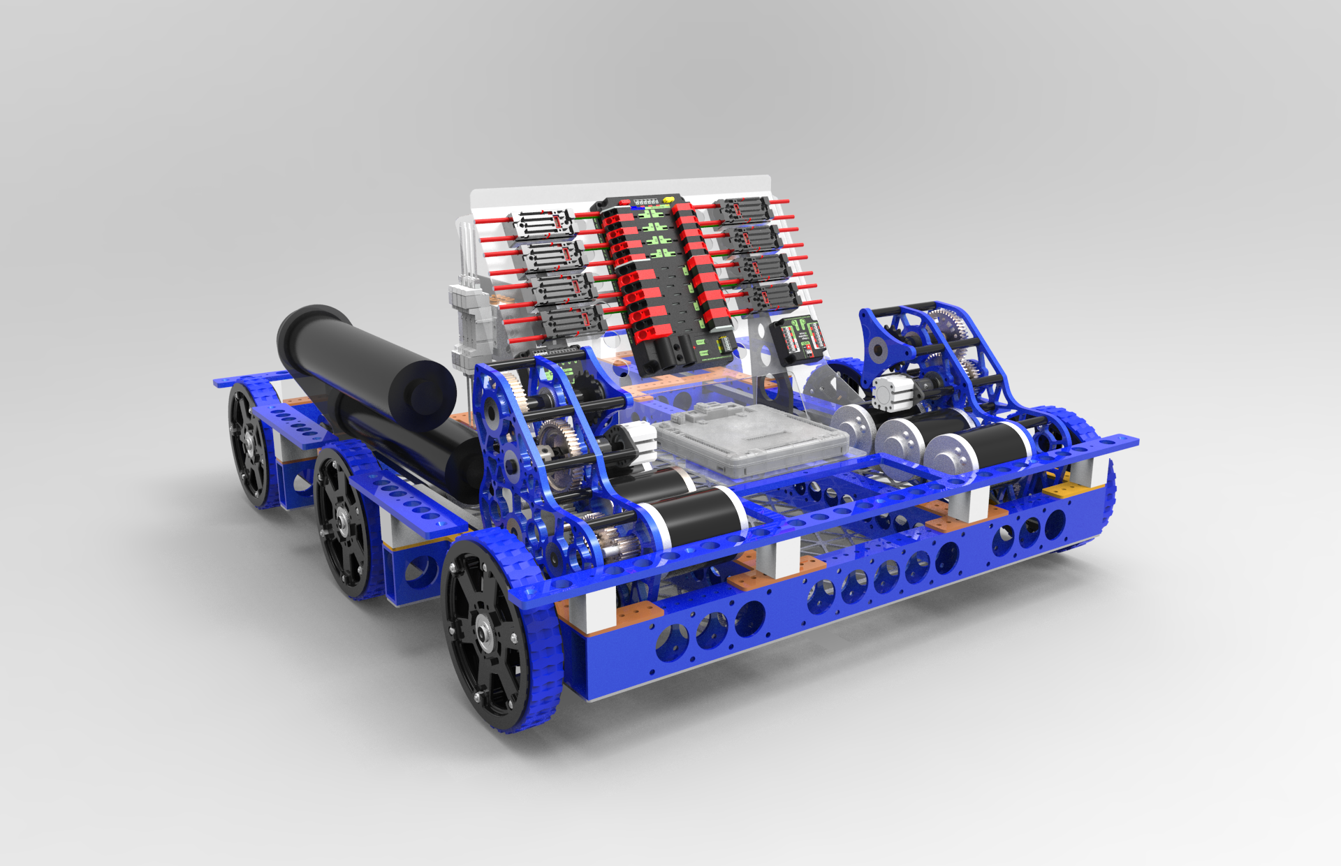 Knightkrawler 2018机器人车3D数模图纸 STP格式