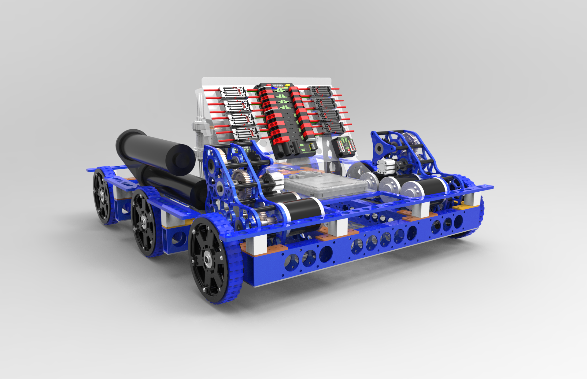 Knightkrawler 2018机器人车3D数模图纸 STP格式