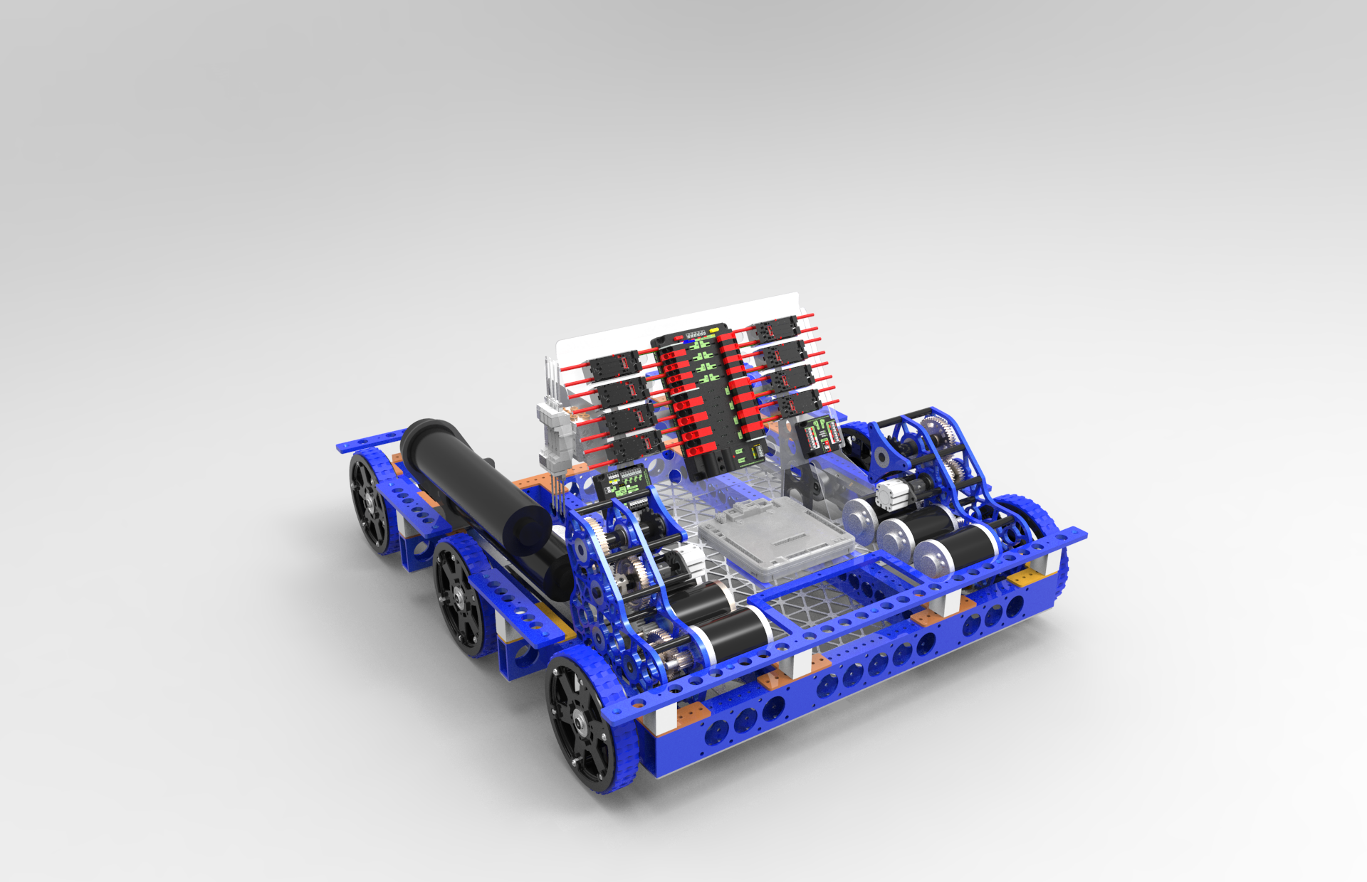 Knightkrawler 2018机器人车3D数模图纸 STP格式