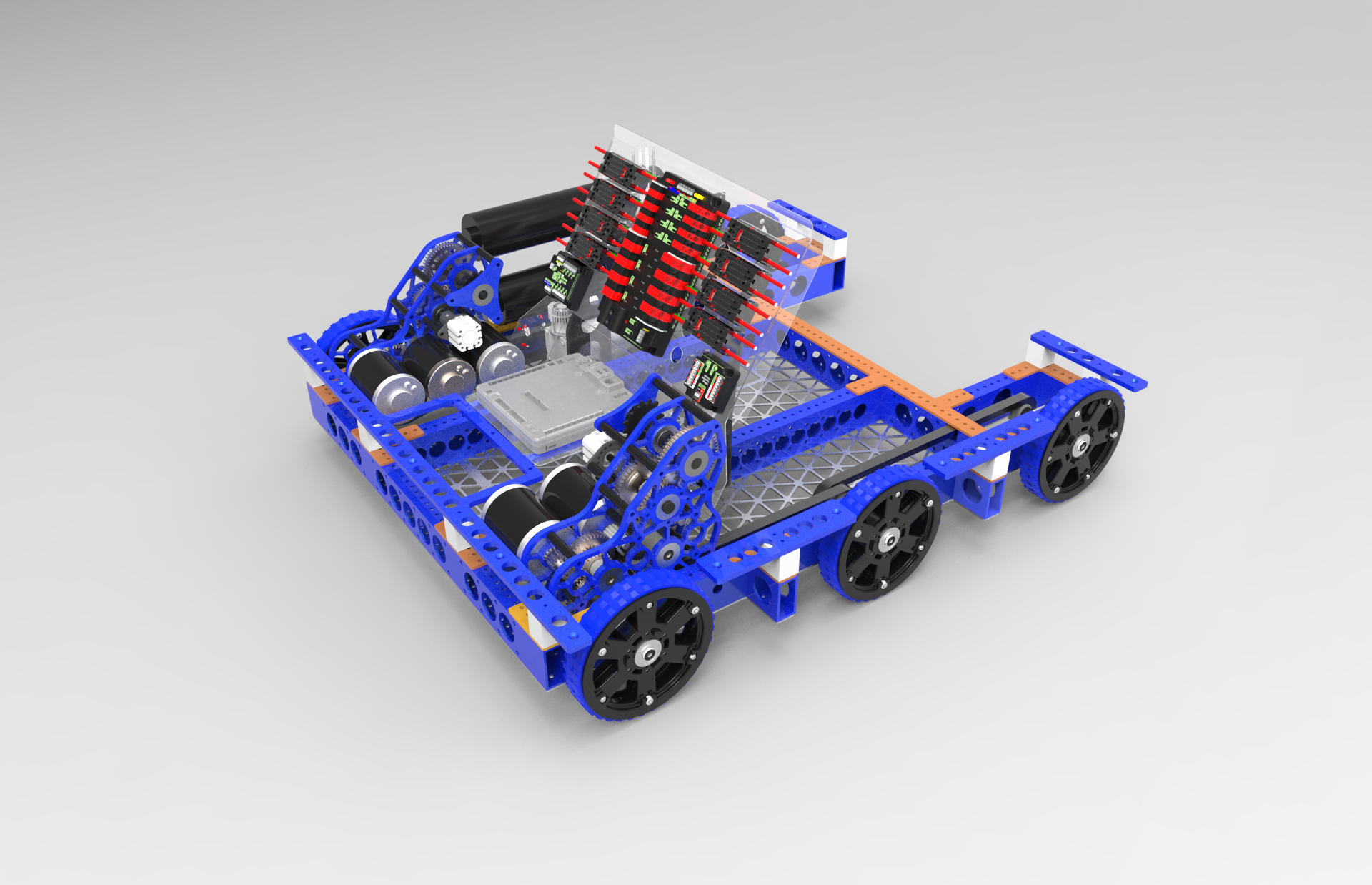 Knightkrawler 2018机器人车3D数模图纸 STP格式