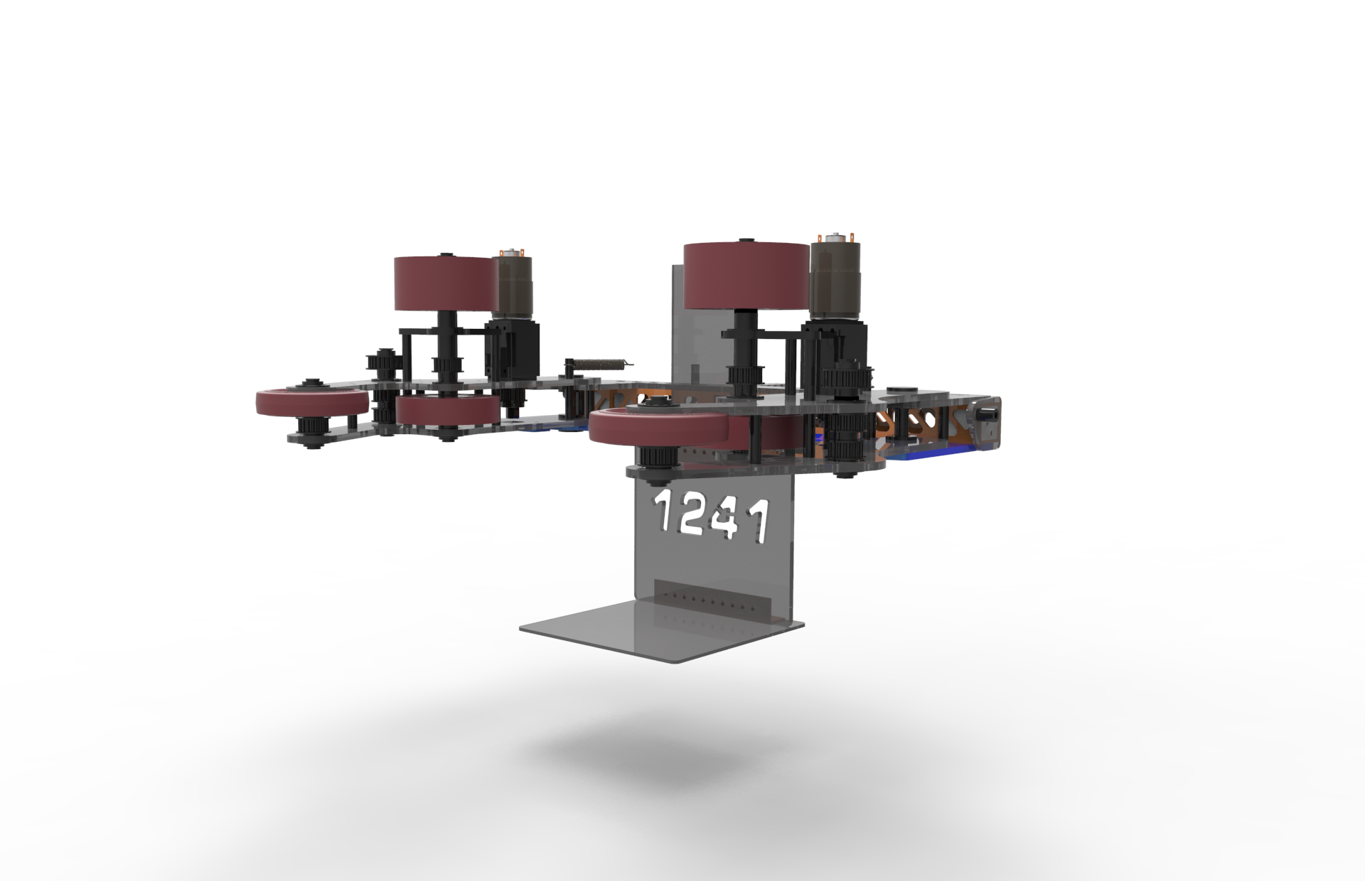 Knightkrawler 2018机器人车3D数模图纸 STP格式