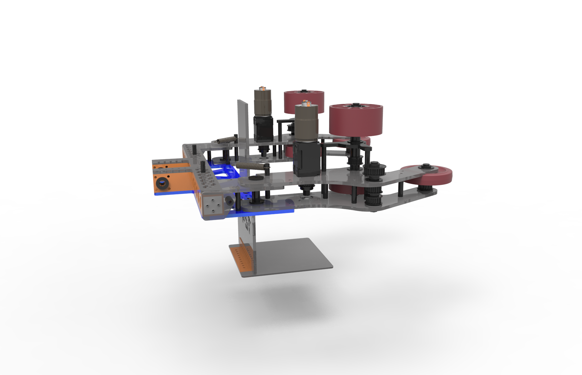 Knightkrawler 2018机器人车3D数模图纸 STP格式