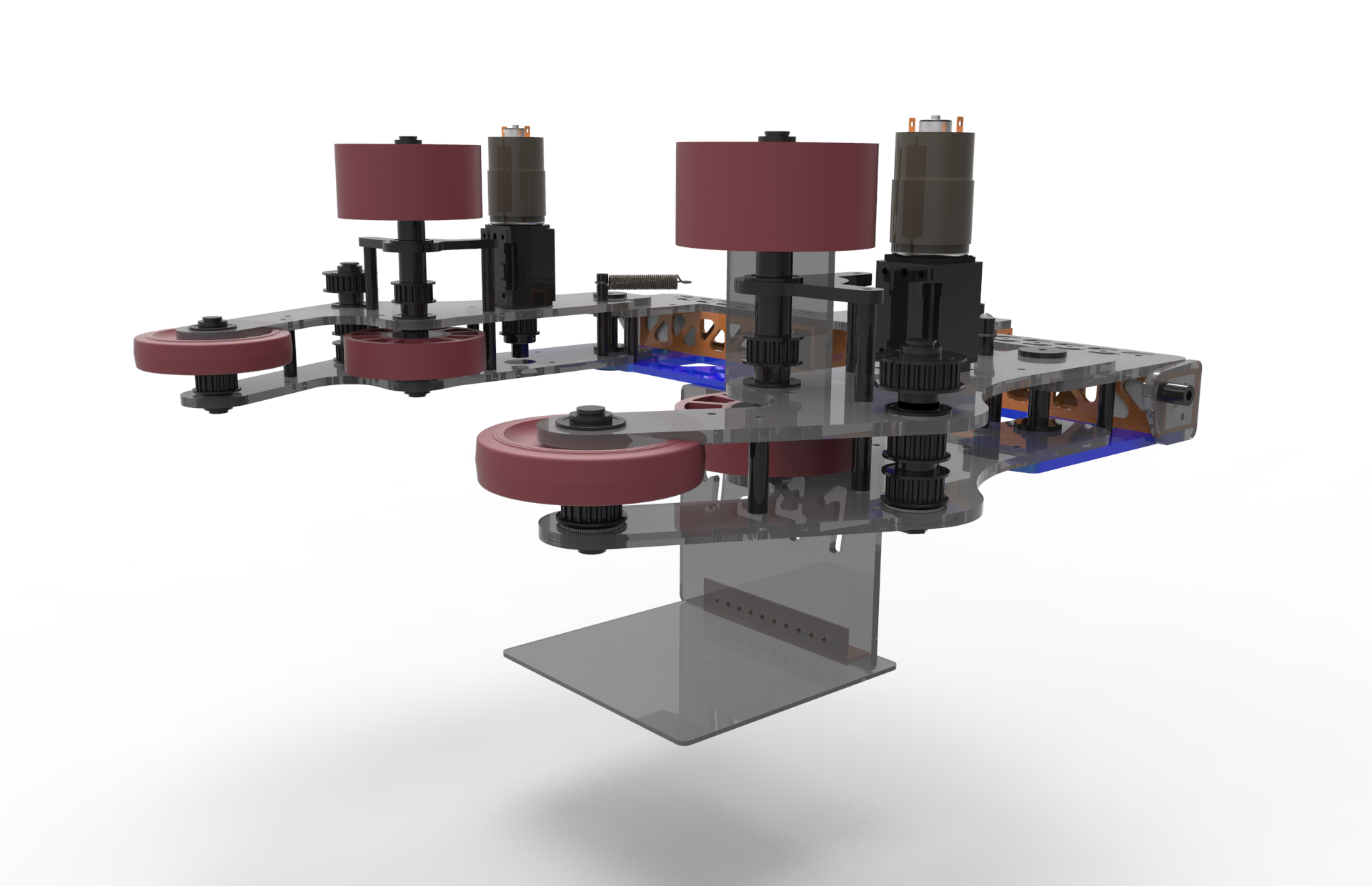 Knightkrawler 2018机器人车3D数模图纸 STP格式