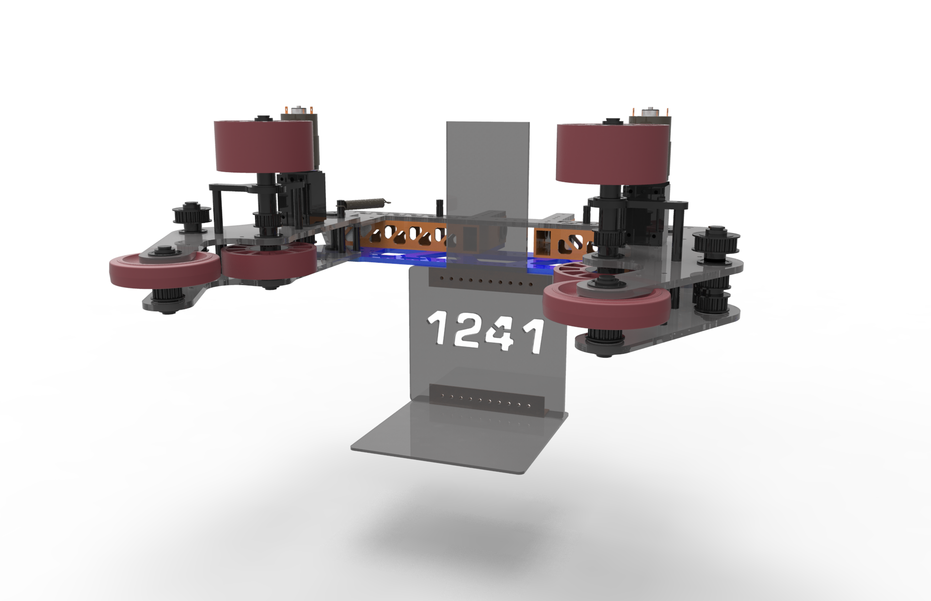 Knightkrawler 2018机器人车3D数模图纸 STP格式