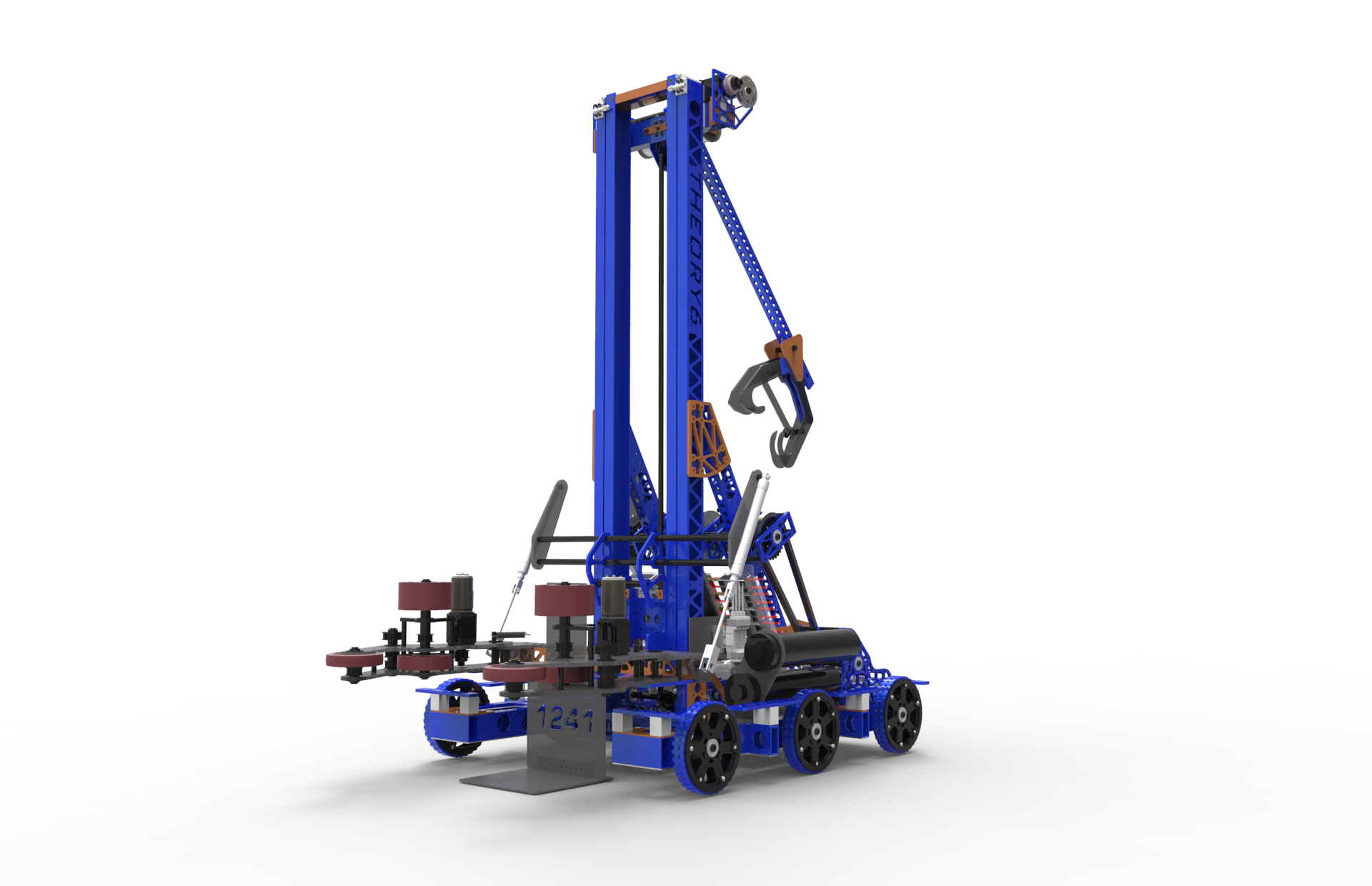 Knightkrawler 2018机器人车3D数模图纸 STP格式