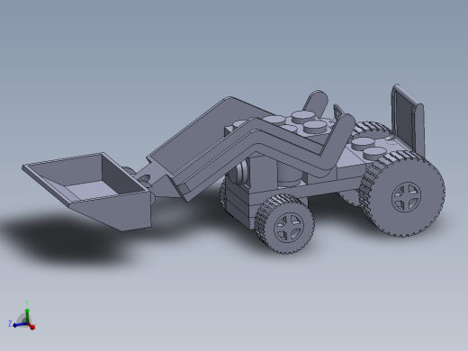 乐高1633型前端装载机SW2012