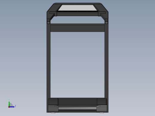solidworks【跑步机】含全部特征模左视缩略图