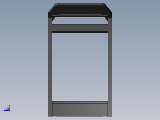 solidworks【跑步机】含全部特征模右视缩略图