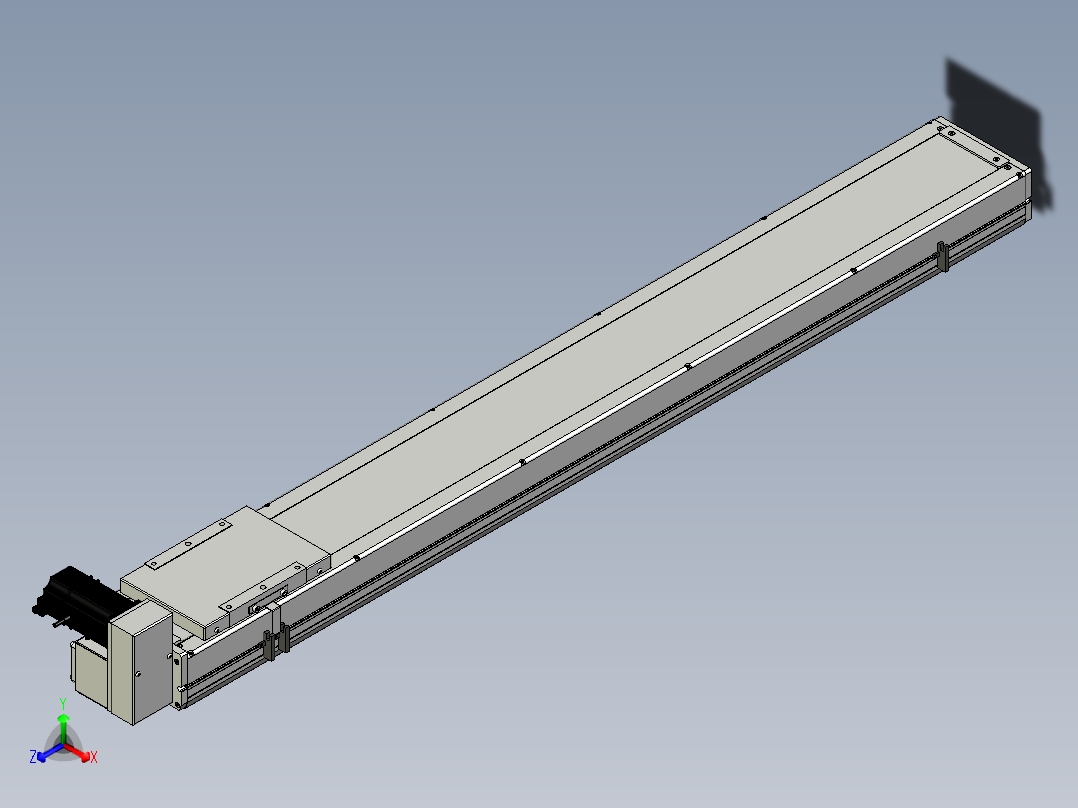 Toyo东佑达直线模组-ECB17-1200-RU主视图