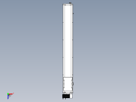Toyo东佑达直线模组-ECB17-1200-RU俯视缩略图