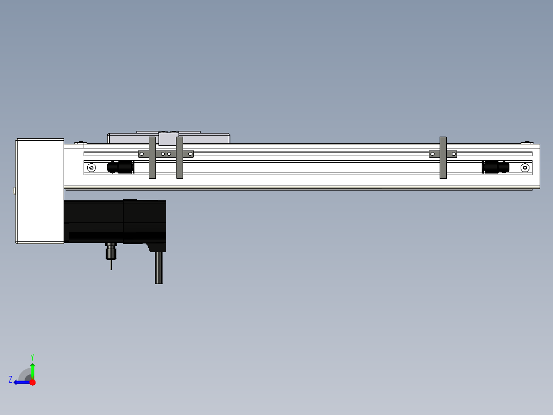 Toyo东佑达直线模组-ECH6-250-BM右视图