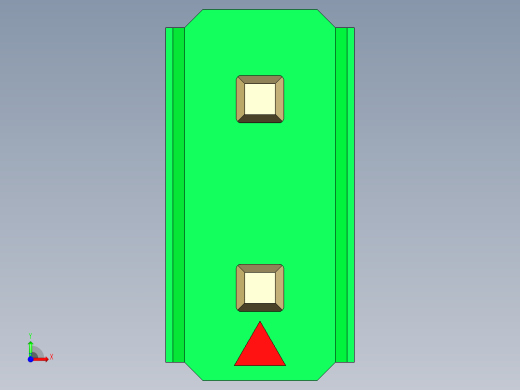 彩色公头100mil（2.54mm）系列-DS1021_green_2x01p_100mil_Type43_rev1.0前视缩略图