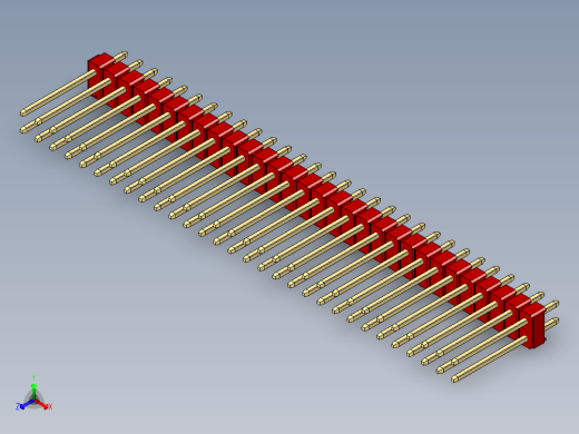 彩色公头100mil（2.54mm）系列-DS1021_red_2x30p_100mil_Type5_rev1.0
