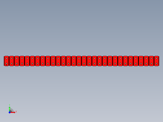 彩色公头100mil（2.54mm）系列-DS1021_red_2x30p_100mil_Type5_rev1.0前视缩略图