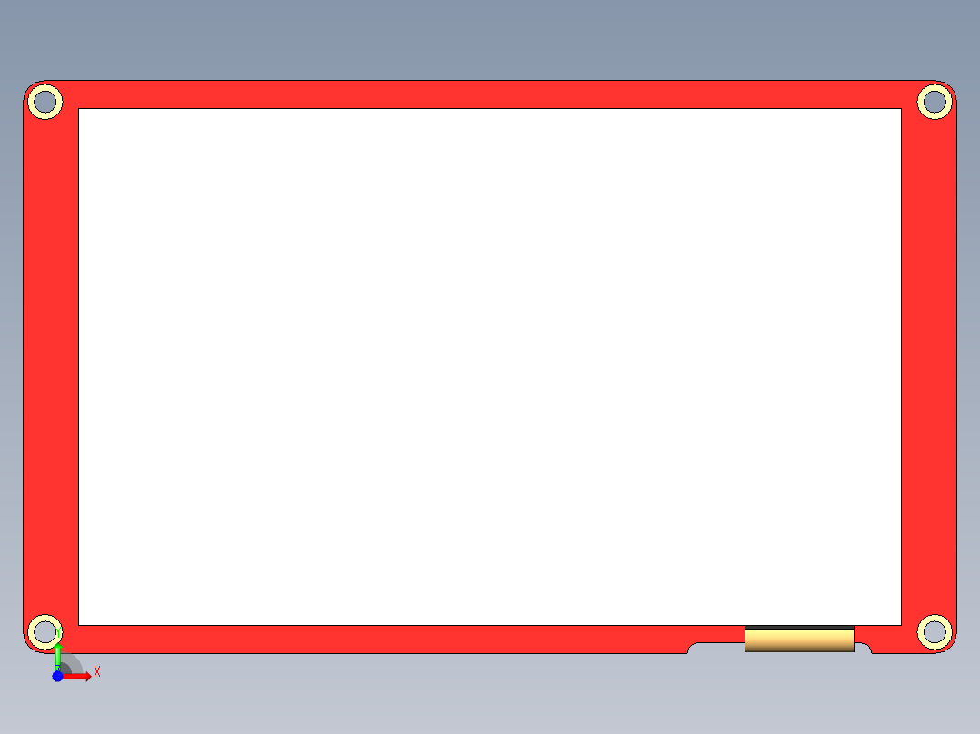 电子显示屏前视图