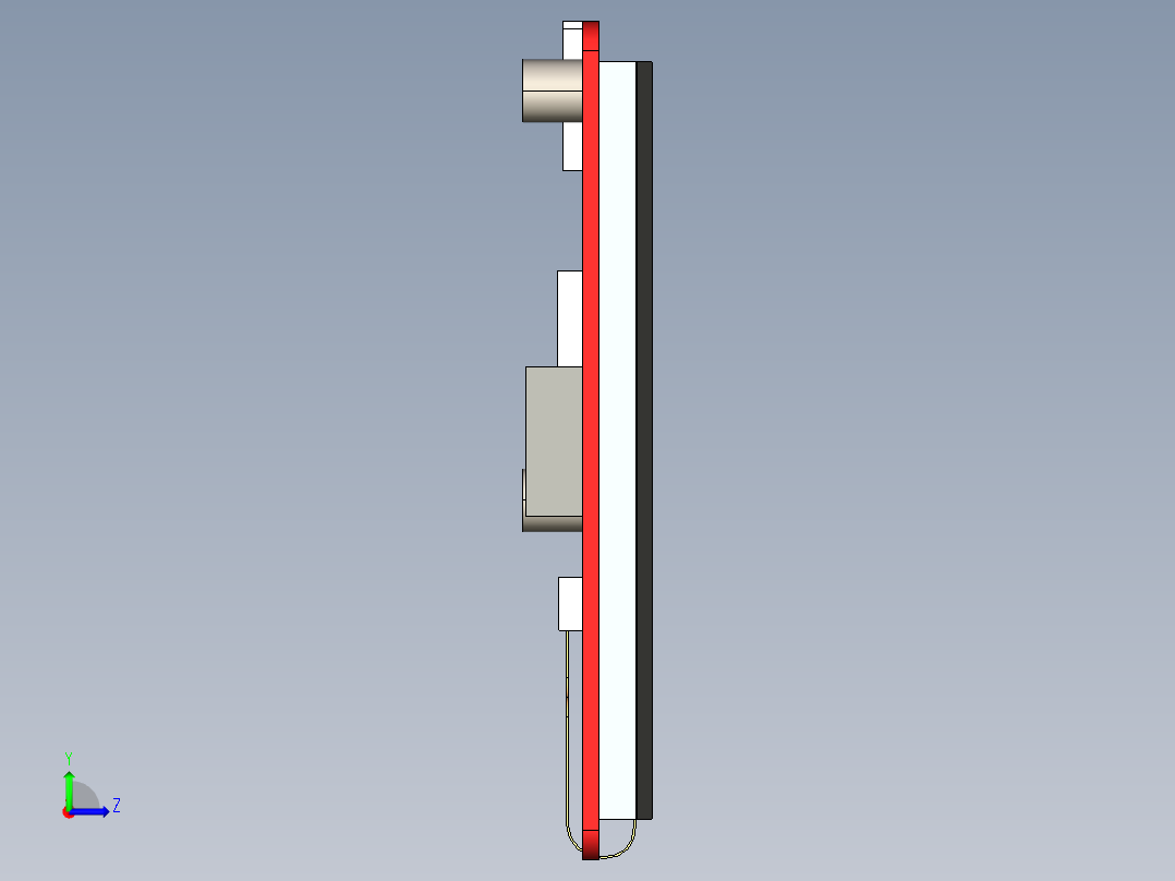 电子显示屏左视图