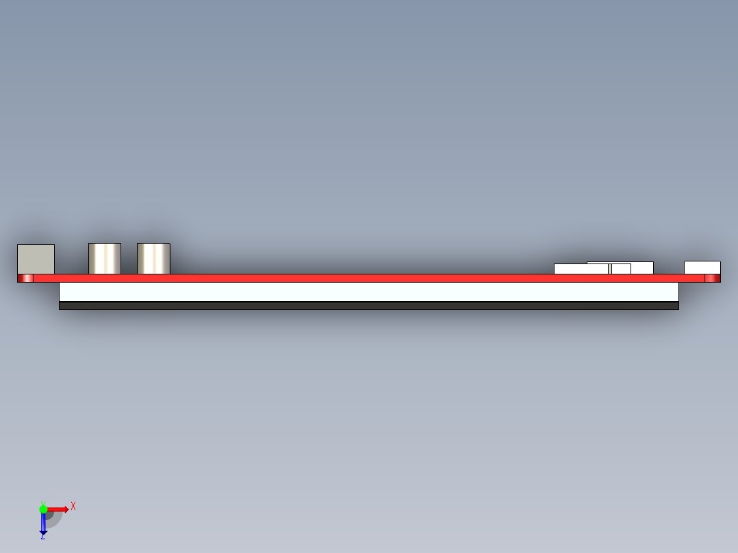 电子显示屏俯视图